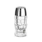 Thumbnail image #1 for Libbey Tabletop 5221 Salt/Pepper Shaker, 1-1/4 oz., Glass with Chrome-Plated Plastic Top