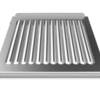 Thumbnail image #1 for UNOX USA SPEED.Compact™ TG149 Ribbed Stainless Steel Slotted Oven Tray