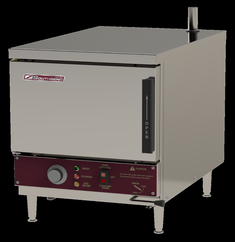 Product image #5 for Southbend Steam EZ18-3 Electric 18-Inch Wide Countertop Boilerless Convection Steamer, 1 Compartment, 3 x 12 x 20 Pan Capacity