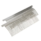 Thumbnail image #1 for American Eagle Food Machinery AE-TS12H/01-F Meat Tenderizer/Jerky Cutter Comb Set, 2-Piece Stainless Steel, Hub #12