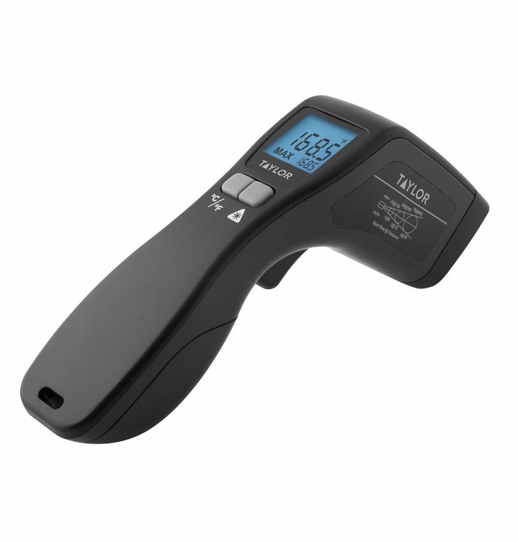 Product image #2 for Taylor Precision Infrared Thermometer with -49°F to 752°F Range and 6:1 Spot-to-Distance Ratio