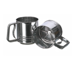 Thumbnail image #1 for Matfer Bourgeat 115060 Automatic Flour Sieve, 4-1/3" Diameter x 3-1/2"H, Stainless Steel