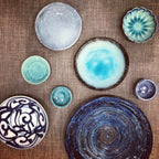 Thumbnail image #2 for Korin Inc SDS-139 Round China Sauce Dish, 2 oz, Indigo Blue