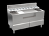 Thumbnail image #5 for Krowne Alchemy Series The Forty-Eight Lab 48-Inch Bar Ice Bin and Mise-En-Place Station with Cabinet Base