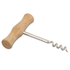 Thumbnail image #1 for Alegacy Foodservice Products 4137 Twist & Pull Corkscrew, 4-5/8-Inch Steel Wire, Brown Wood Handle Case of 12