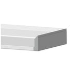 Thumbnail image #1 for SPG International Universal Stainless TAC-5-30 Stainless Steel End Splash Cap and Finish, 6 x 30 in, End Splash Not Included