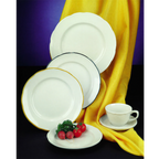 Thumbnail image #2 for Vertex China California CSC-3 10 oz Round China Soup Bowl with Rim, 9-Inch Diameter Case of 2 Dozen