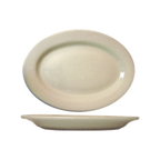 Thumbnail image #1 for International Tableware Roma RO-33 Ceramic Oval Platter, 7-1/8" x 4-1/2", Rolled Edge Case of 3 Dozen