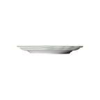 Thumbnail image #2 for Steelite International Folio, Porcelain 62585FP812 9" Round Porcelain Rim Plate, Adelina Triple Line Green, Scalloped Edge Case of 2 Dozen