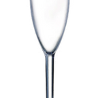 Thumbnail image #1 for Cardinal Outdoor Perfect by Arcoroc E6125 Clear SAN Plastic Champagne Flute, 5 oz, 8.5 in Case of 3 Dozen
