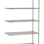 Thumbnail image #1 for Metro Super Erecta SE-2142K4-86-A5 Add-On Wire Shelving Unit, 42"W x 21"D x 86"H, 800 lb. capacity per shelf, 2000 lb. capacity per unit, 1" shelf