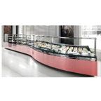 Thumbnail image #1 for Oscartek Diamond DIAMOND 3 G1110 Gelato/Ice Cream Display Case, Self-Contained, 12 x 5-Liter Pans, Squared Glass, 43.7"W