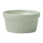 Thumbnail image #1 for International Tableware RAMF-234-EW Fluted Stoneware Ramekin, 2-3/4 oz., 3" Dia. x 1-1/2"H Case of 3 Dozen