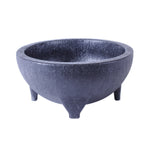 Thumbnail image #1 for Thunder Group PLMJ056BK Molcajete Salsa Bowl, 56 oz, Black Plastic Case of 12