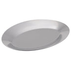Thumbnail image #1 for Stanton Trading 1209 Oval Sizzle Platter, 11-1/2" x 8", Highly Polished Aluminum Case of 24