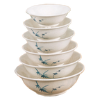 Thumbnail image #1 for Thunder Group Blue Bamboo 5075BB Rimless Melamine Bowl, 52 oz, 8-3/4" Diameter Case of 6 Dozen