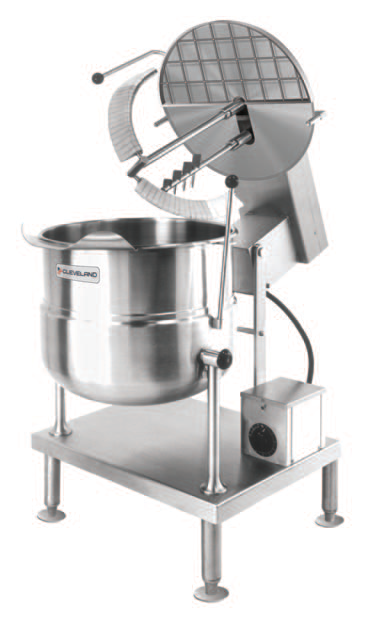 Product image #5 for Cleveland Range 12-Gallon Countertop Direct Steam Kettle/Mixer with Sweep/Fold Agitator