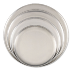 Thumbnail image #1 for Alegacy Foodservice Products Eagleware SA17 17-Inch Aluminum Coupe Pizza Tray with Rolled Edge Case of 12