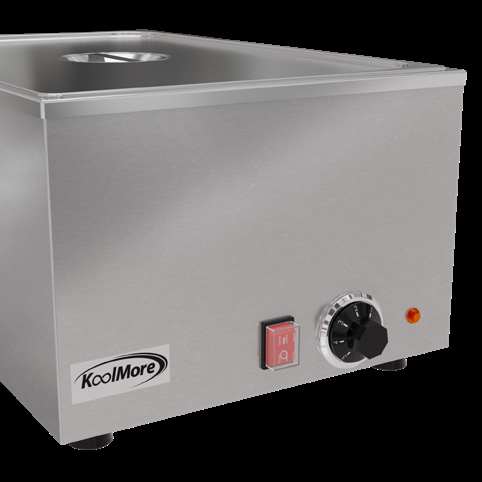 Product image #7 for KoolMore 21-Quart Countertop Electric Food Warmer, Wet/Dry, 1-Section, Stainless Steel