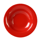 Thumbnail image #1 for Thunder Group CR5077PR Melamine Salad Bowl, 8 oz, 7-3/4 in Diameter, Wide Rim, Red Case of 8 Dozen