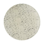 Thumbnail image #1 for Steelite International My Glass Studio GS196653 13" Round Glass Flat Cake Plate, Two-Tone Cream/Dark Grey