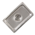 Thumbnail image #1 for Alegacy Foodservice Products Rest-Rite CP2122 1/2 Size Solid Flat Steam Table Pan Cover with Handle, 22 Gauge Stainless Steel Case of 12