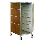 Thumbnail image #1 for Lakeside Manufacturing 655 Enclosed Tray Delivery Cart, 1 Compartment, Non-Insulated, 16-Tray Capacity, 15" x 20" Trays