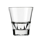 Thumbnail image #1 for Libbey Gallery 15970 Double Old Fashioned Glass, 11-1/2 oz., Stackable, Faceted Diamond Pattern