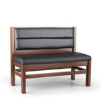 Thumbnail image #1 for JustChair Manufacturing JBS-WT-UHC-36-GR3 Single Custom Booth, 36 in H, Wood Frame, Channel-Upholstered Back, Padded Seat
