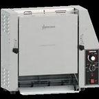 Thumbnail image #2 for Omcan USA 48589 Vertical Countertop Double-Slot Conveyor Toaster, Adjustable Speed, 3,600 Toasts/Hour, Stainless Steel