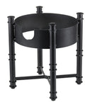 Thumbnail image #1 for TableCraft Products Industrial Collection™ 10262 Beverage Dispenser Base, Black Powder-Coated Metal, 8-1/2 x 8-1/2 x 10-1/4 in