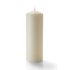 Thumbnail image #1 for Hollowick/Steelite Select Wax P3X9I-12 Ivory Pillar Candle, 9"H x 3" Diameter