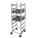 Thumbnail image #1 for Piper Products/Servolift Eastern 210 10-Pan Glass Rack, 6" Spacing, Aluminum, Double-Welded Side Glides
