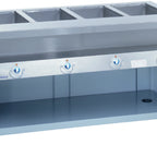 Thumbnail image #5 for Duke Manufacturing Thurmaduke E-4-DLSS 60-Inch Electric 4-Pan Sealed-Well Steamtable with Open Storage Base and Cutting Board