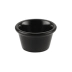 Thumbnail image #1 for CAC China MRKF-3-BLK Round Melamine Ramekin, 3 oz, Black Case of 8 Dozen
