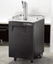 Thumbnail image #5 for True Freestanding Draft Beer Cooler with 1/2-Barrel Keg Capacity, Single Faucet, Flat Top, Black Vinyl Exterior