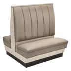 Thumbnail image #1 for ATSMFG ATS AT&S-AD-LXL48-6CH GR8 Alex Laminate Standard Booth, double, 48" long x 48" high, 6-channel back, Laminate Trim, removable sinuous spring