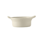 Thumbnail image #1 for Tuxton China DuraTux®© BES-1004 10 oz Ceramic Casserole Dish with Two Lug Handles, Without Lid, 6-3/8" x 5" x 2-3/8" 1 Dozen