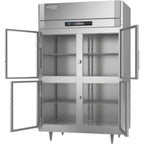 Thumbnail image #2 for Victory Refrigeration UltraSpec™ RSA-2D-S1-HG-HC Two-Section Reach-In Refrigerator, 44.57 cu. ft., Glass Half-Hinged Doors, Stainless Steel