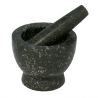 Thumbnail image #1 for Libertyware GMP4 Granite Mortar & Pestle Set, 6 oz., 4 in. Mortar, 5 in. Pestle Case of 8