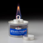 Thumbnail image #1 for Hollowick/Steelite PLUS6 Wick Chafing Fuel, 6-Hour, Odorless, Stay-Cool Can, 3-3/8" Dia. x 2-3/4"H