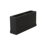 Thumbnail image #1 for Mikasa Hospitality (Lifetime Brands, Inc.) Select Concept BQ304B 2-Section Black Oak Cutlery Tray, 2.24"W x 10.03"D x 5.11"H Case of 2
