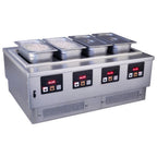 Thumbnail image #1 for Hatco IRC-4 Commercial Countertop Induction Rice Cooker, 30-Cup Uncooked/80-Cup Cooked Capacity, 4-Zone