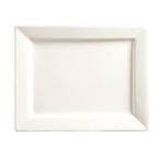 Thumbnail image #1 for Libbey Slate SL-25 Rectangular Porcelain Platter, 14 x 11 in, Ultra Bright White