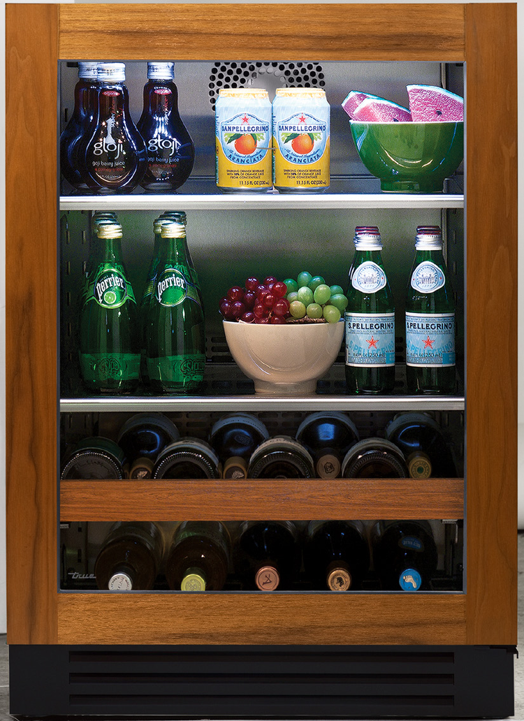 Product image #5 for True Residential 24-Inch Undercounter Beverage Center with Overlay Panel Ready Glass Door