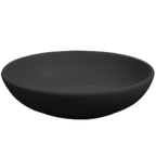 Thumbnail image #1 for Vertex China Elements E-B14-O Deep Oval China Bowl, 65 oz, 12-1/2", Matte Black 1 Dozen
