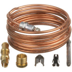 Thumbnail image #1 for AllPoints Foodservice Parts & Supplies Robertshaw 511461 Thermocouple Temperature Probe, 72 in, Removable Sheath, Stainless Steel Tip