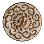 Thumbnail image #2 for Steelite International ZABA A122P100 Anfora, Puebla Brown 6-1/4" Round Brown Vitrified China Plate, Rimmed Rolled Edge Case of 2 Dozen