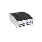 Thumbnail image #1 for Venancio USA Elite Series R24CT-24C 24" Gas Countertop Radiant Charbroiler, Manual Controls, Cast Iron Grates