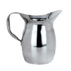 Thumbnail image #1 for Libbey Belle BP-250 Water Pitcher, 70 oz, 18/8 Stainless Steel, with Ice Guard